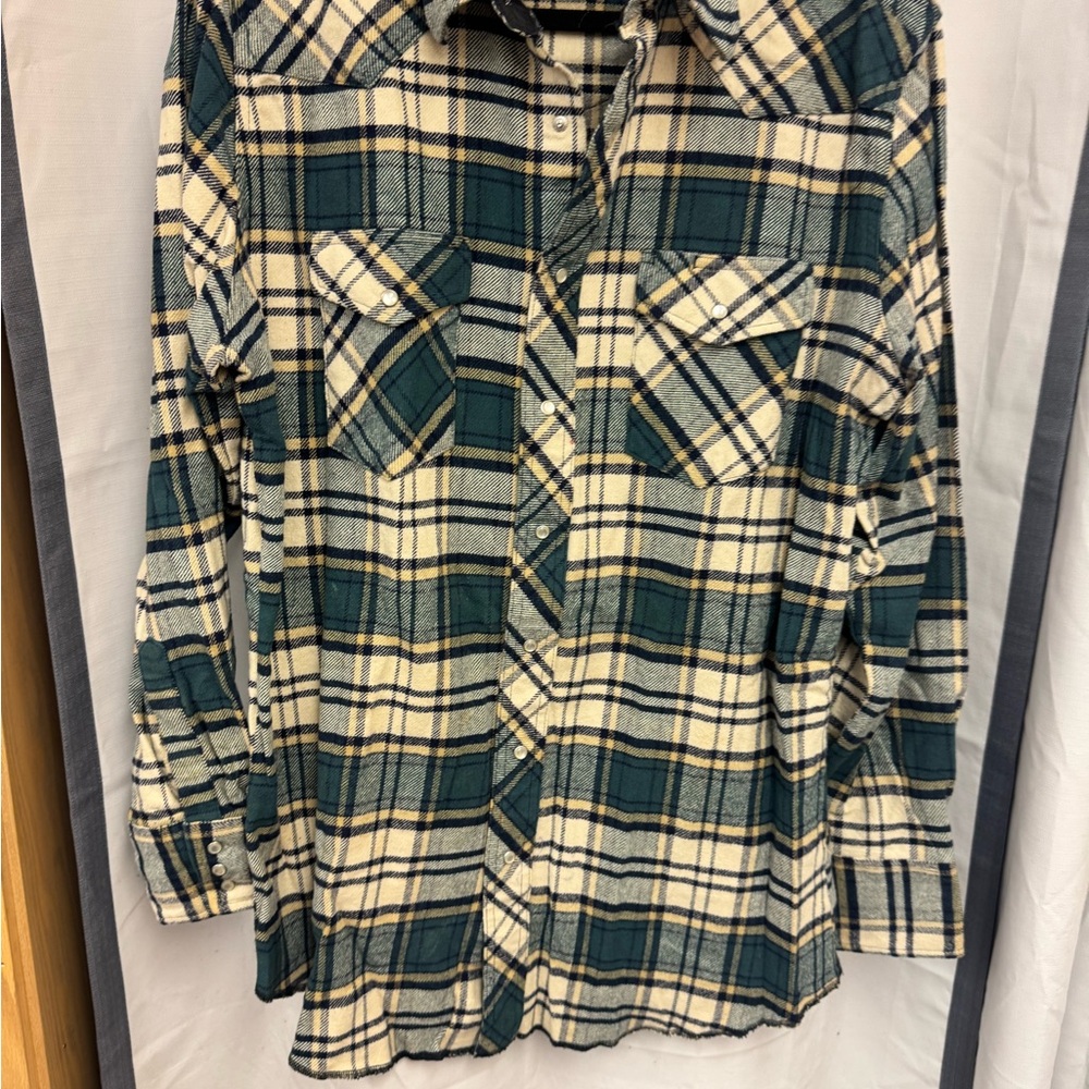 Wrangler Plaid Snap Up Flannel
